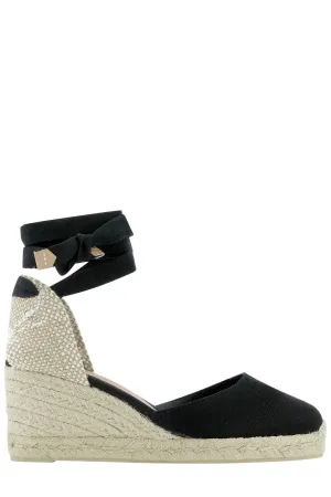 Castaer Carina Lace-Up Wedge Pumps