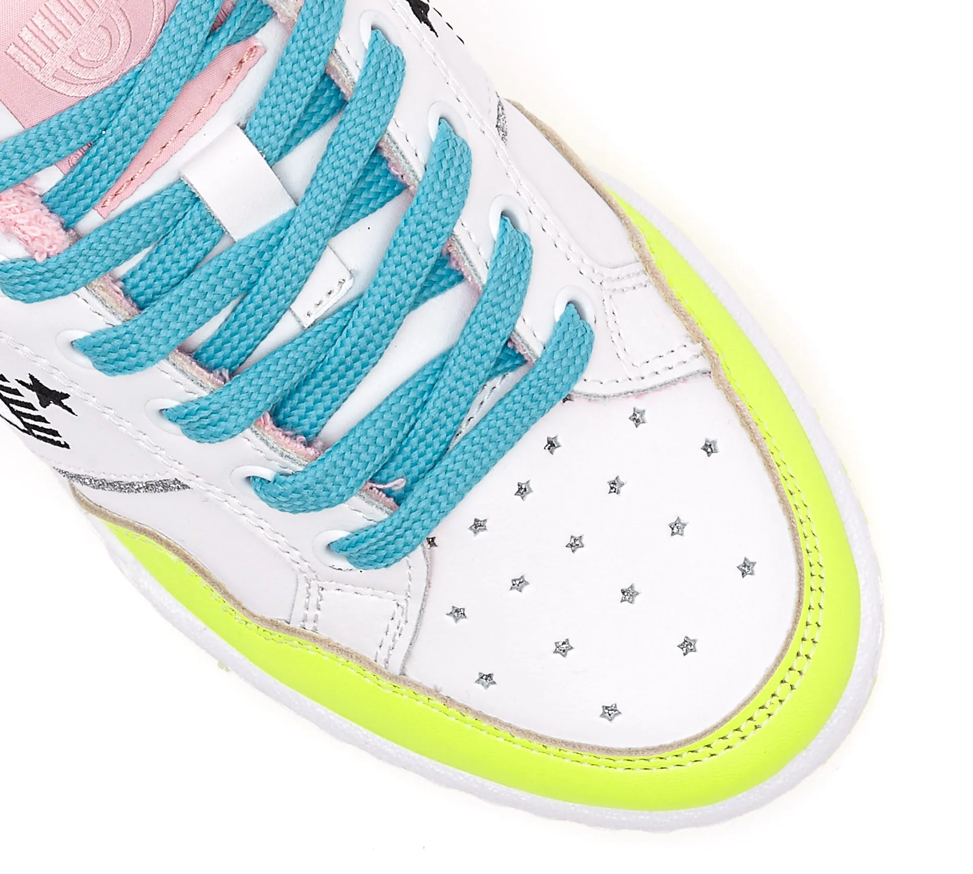 Chiara Ferragni Color-Block Lace-Up Sneakers