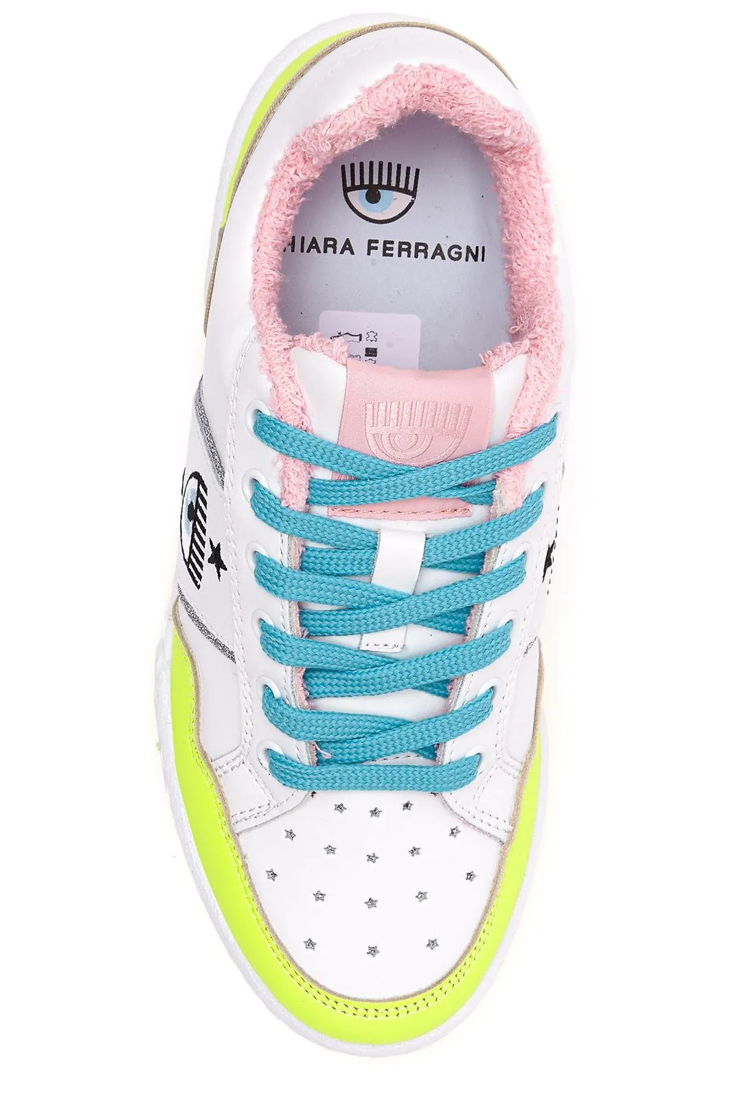 Chiara Ferragni Color-Block Lace-Up Sneakers
