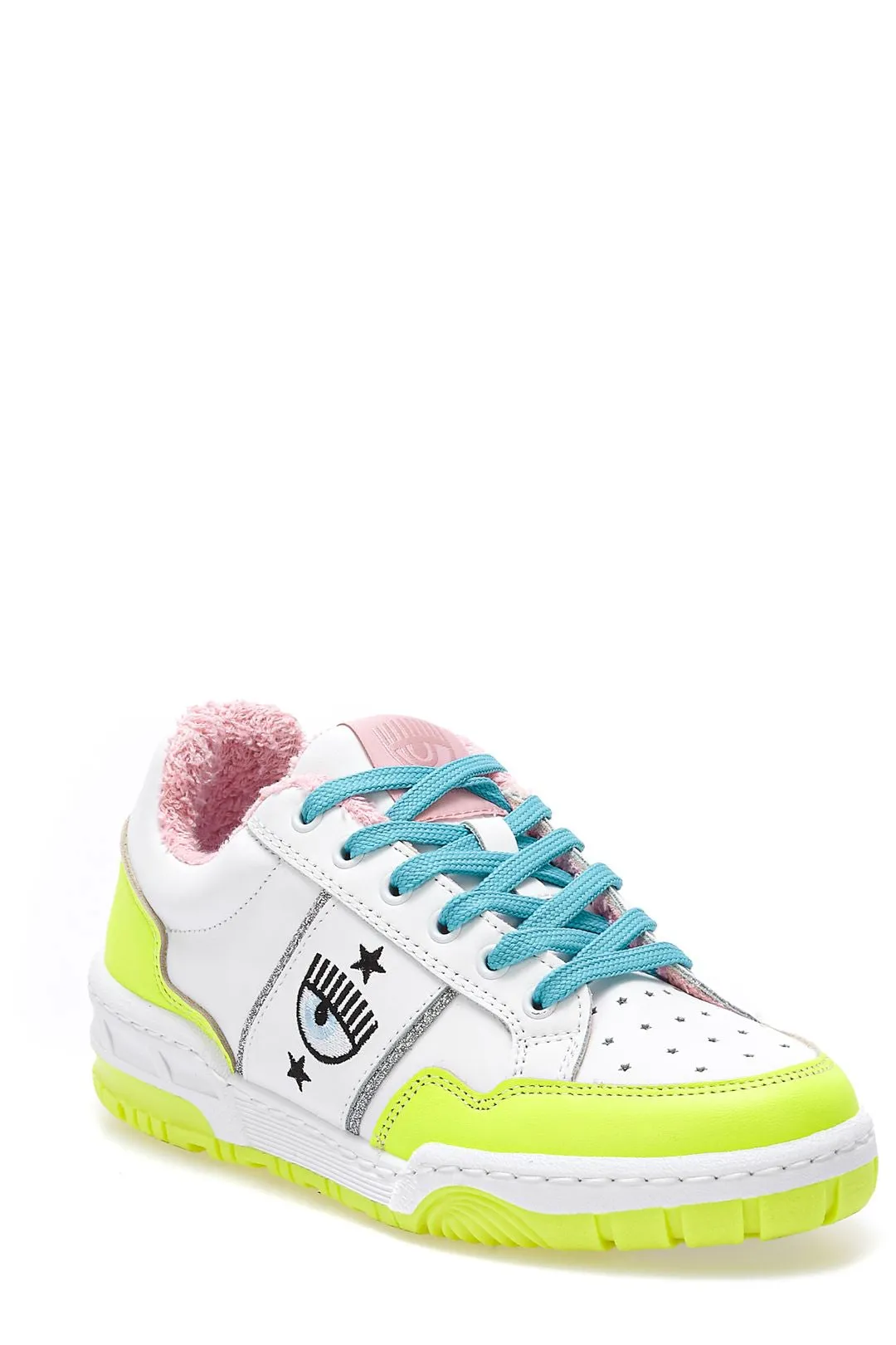 Chiara Ferragni Color-Block Lace-Up Sneakers