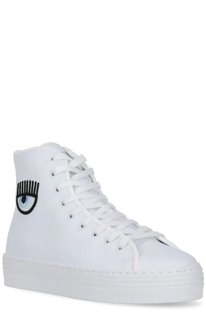 Chiara Ferragni Eye Patch High-Top Sneakers