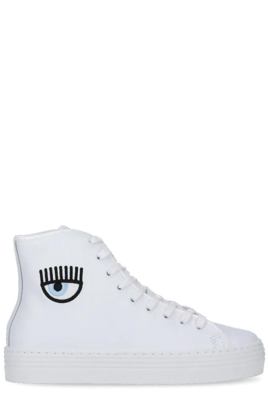 Chiara Ferragni Eye Patch High-Top Sneakers