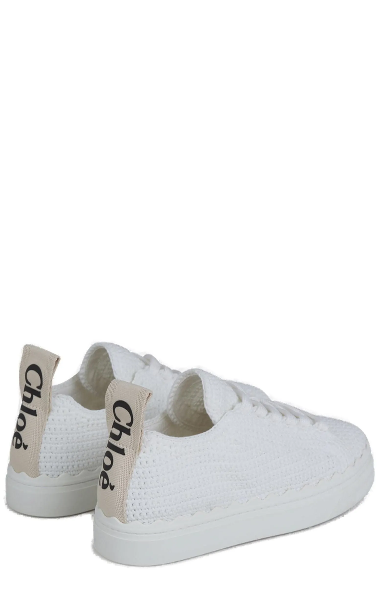 Chlo Lauren Crochet Low-Top Sneakers