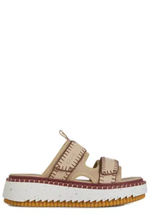 Chlo Lilli Slip On Platform Sandals