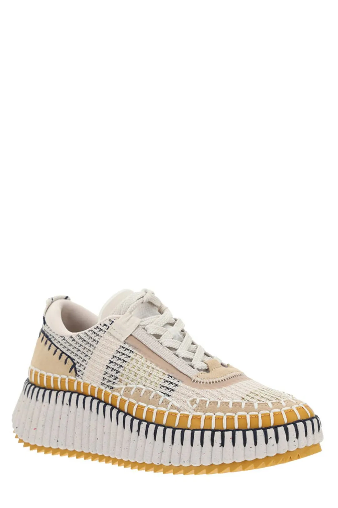 Chlo Lower-Impact Mesh Nama Sneakers