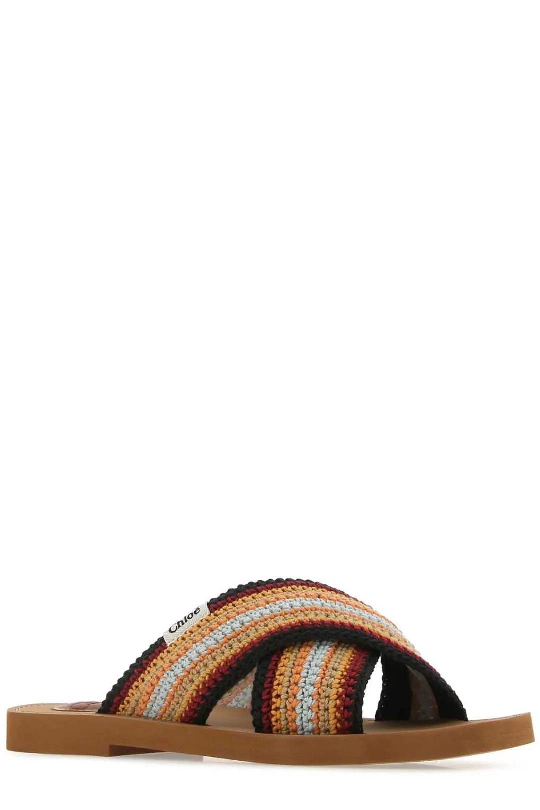 Chlo Woody Crochet Sandals