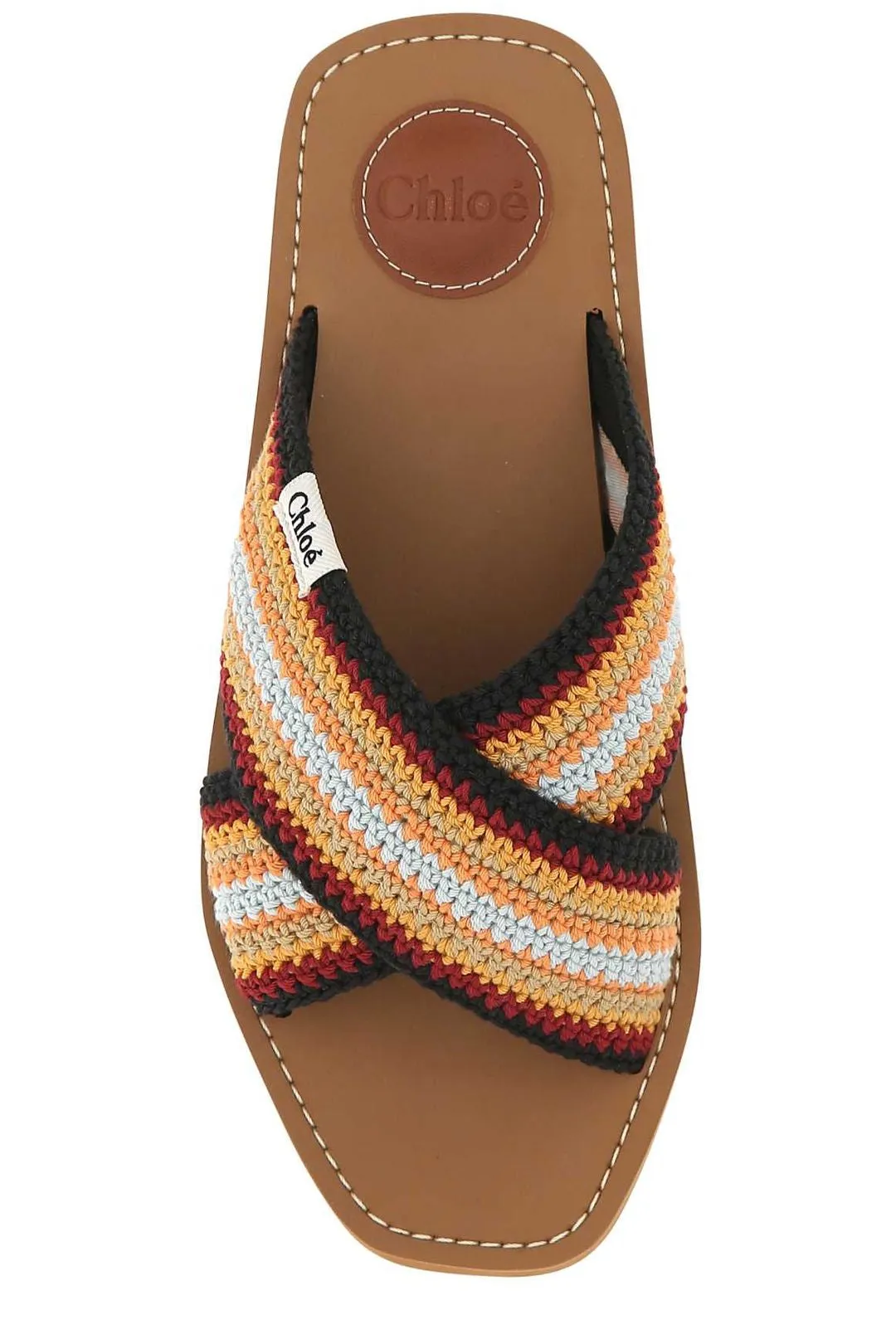 Chlo Woody Crochet Sandals