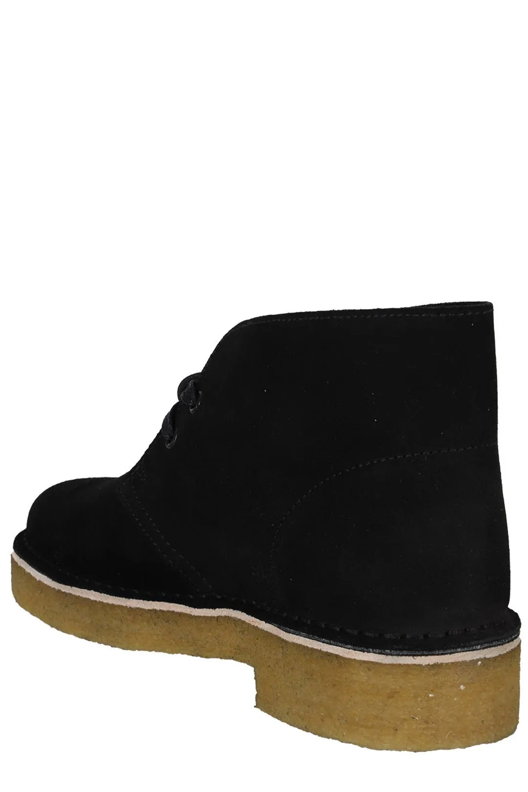 Clarks Round Toe Lace-Up Ankle Boots