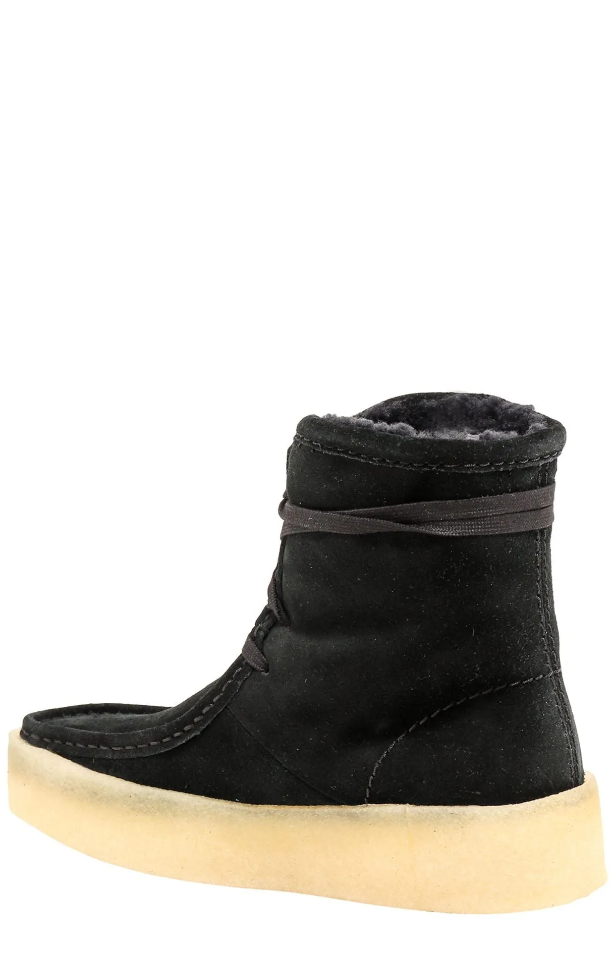 Clarks Square Toe Lace-Up Ankle Boots