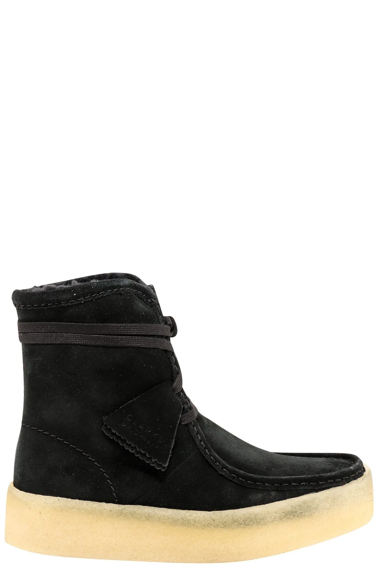 Clarks Square Toe Lace-Up Ankle Boots