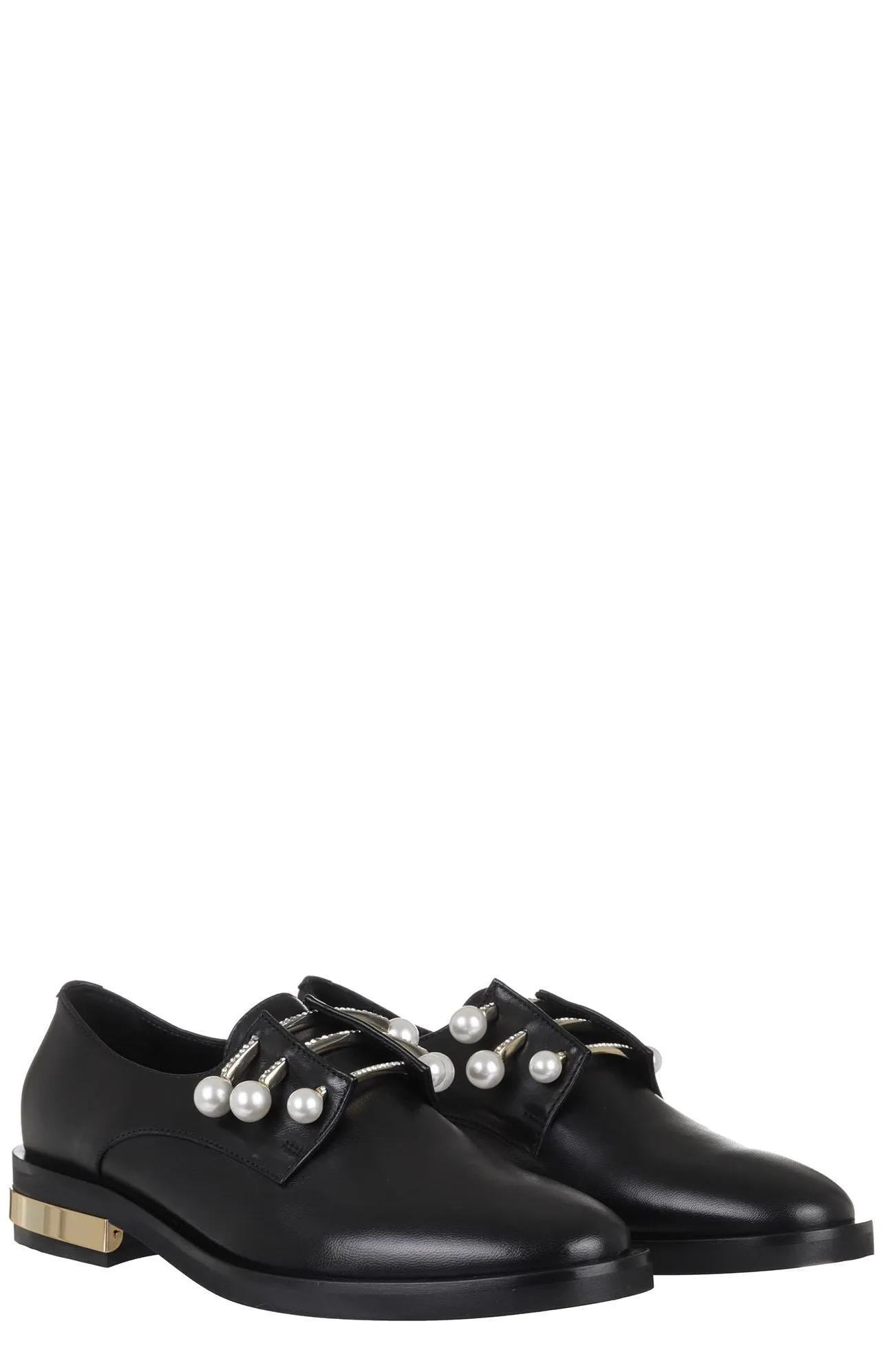 Coliac Pearl Detail Loafers