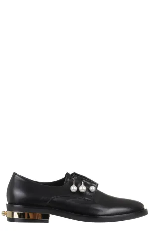 Coliac Pearl Detail Loafers