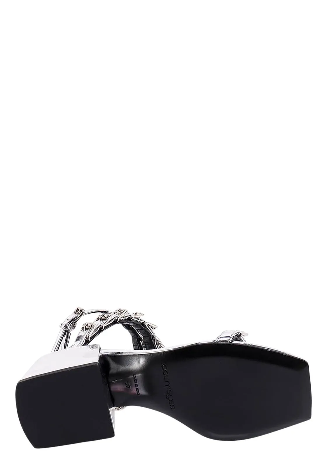Courrges Buckle Detailed Strapped Sandals