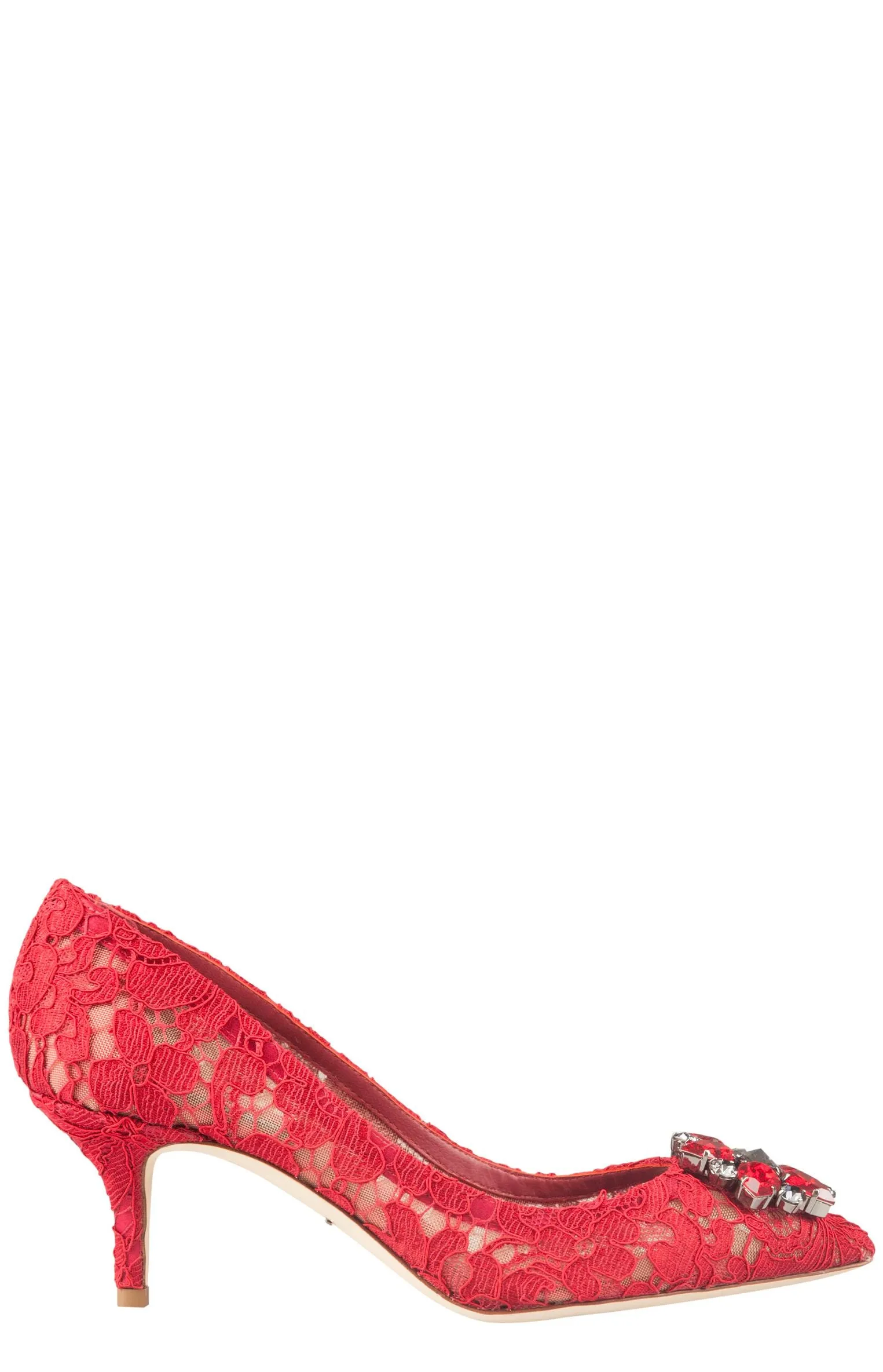 Dolce & Gabbana Bellucci Lace Embellished Pumps