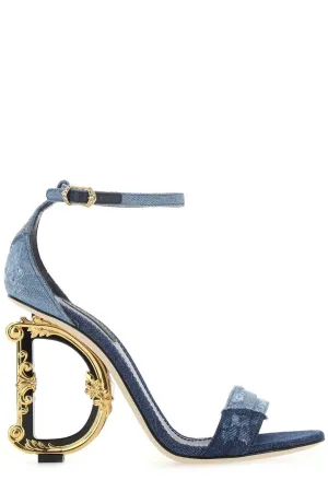 Dolce & Gabbana DG Heel Denim Sandals