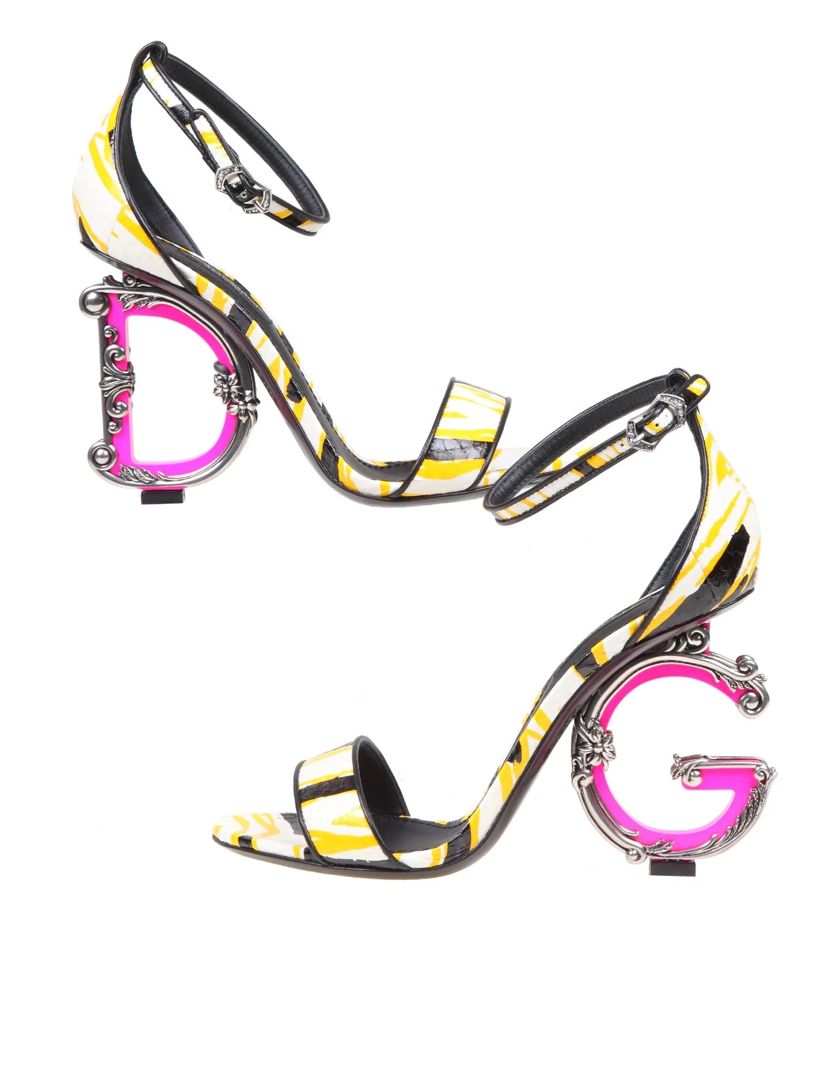 Dolce & Gabbana Keira Baroque Detailed Sandals