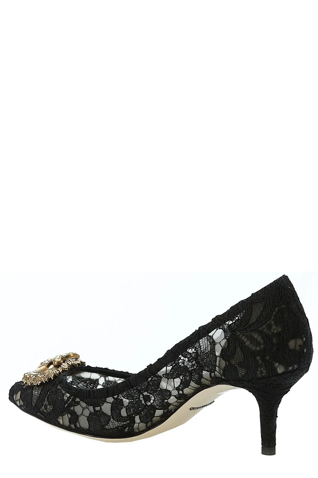 Dolce & Gabbana Lace Detailed Pointed-Toe Pumps