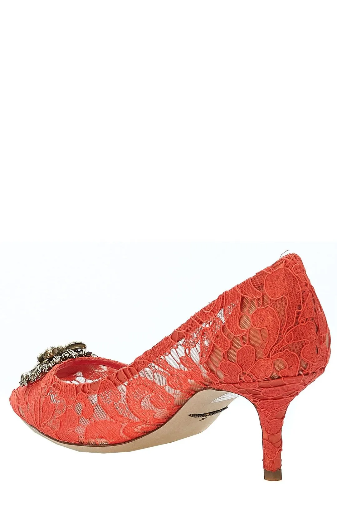 Dolce & Gabbana Lace Detailed Pointed-Toe Pumps