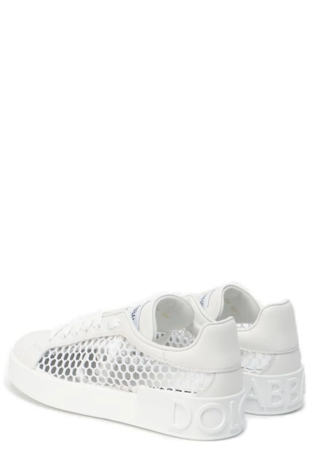 Dolce & Gabbana Logo Mesh-Detailed Sneakers