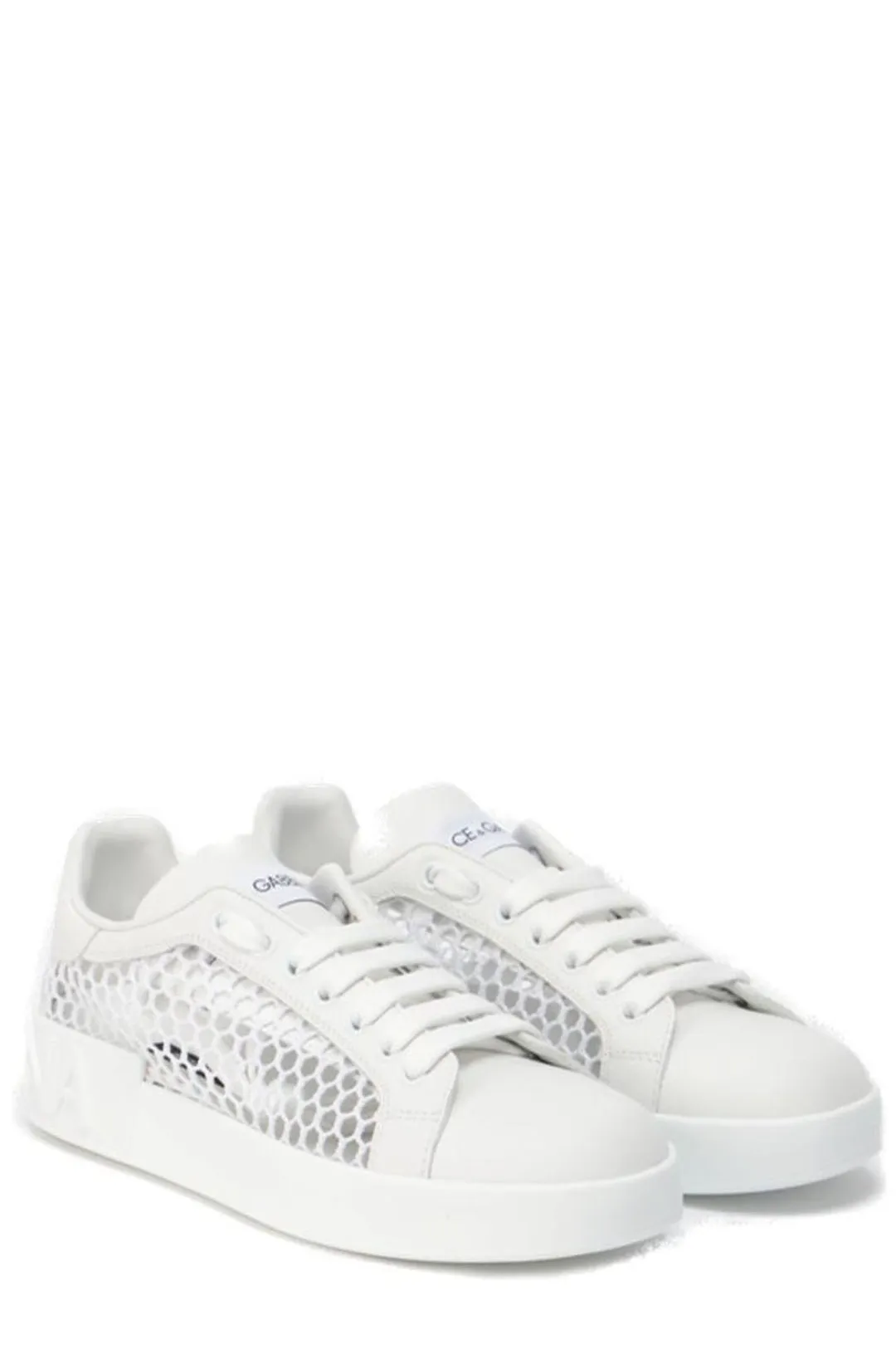 Dolce & Gabbana Logo Mesh-Detailed Sneakers