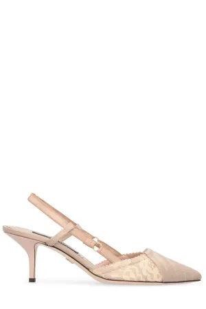 Dolce & Gabbana Pointed Toe Slingback Pumps
