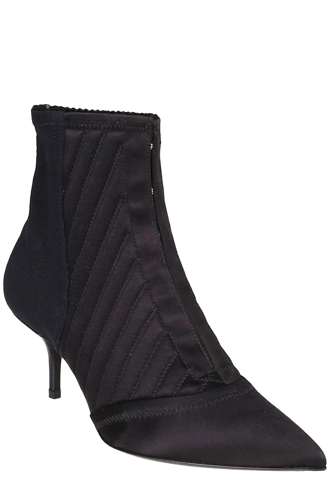 Dolce & Gabbana Pointed-Toe Zipped Ankle Boots