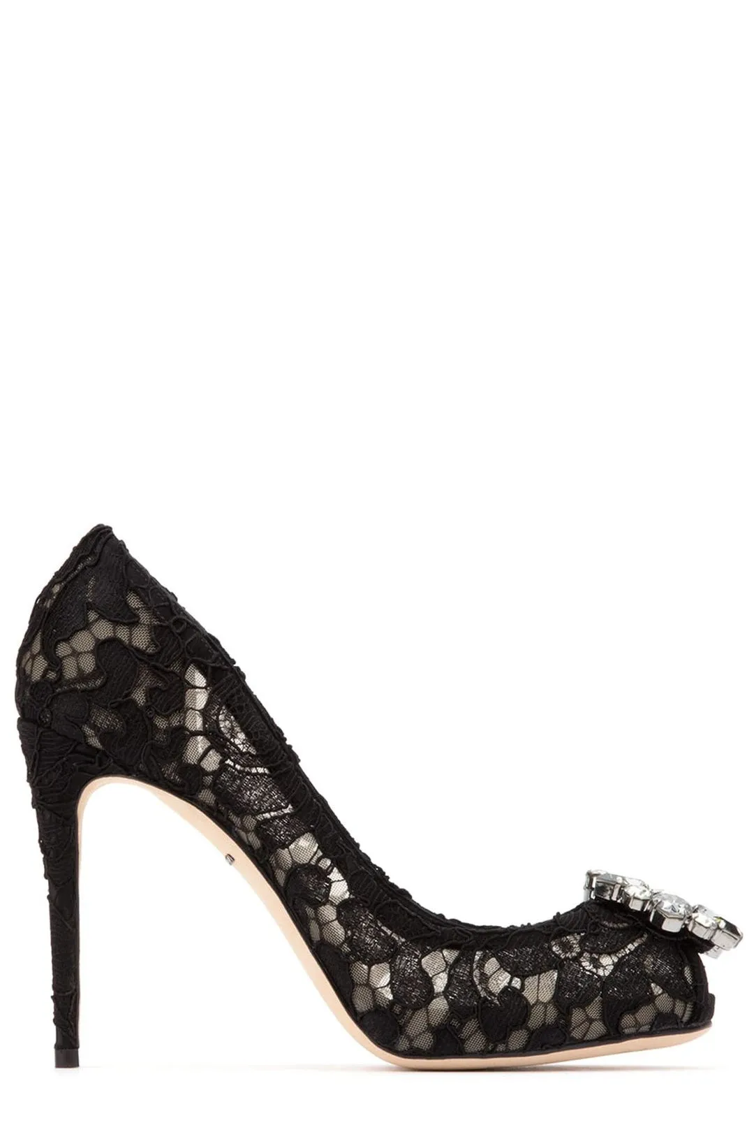 Dolce & Gabbana Slip-On Lace Pumps