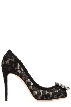 Dolce & Gabbana Slip-On Lace Pumps