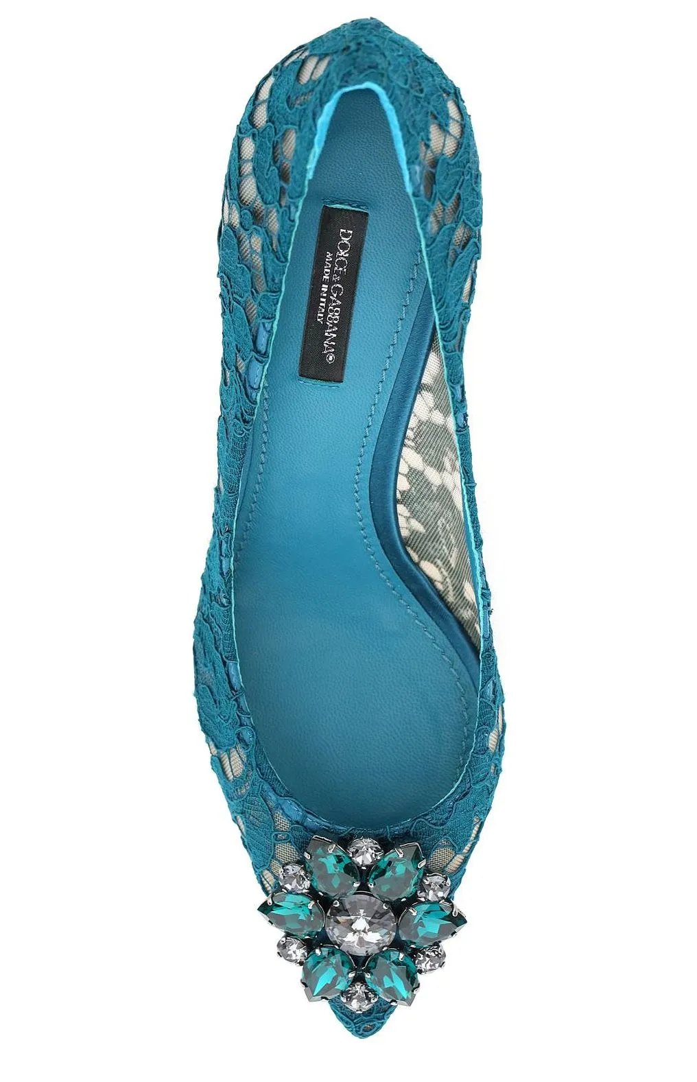 Dolce & Gabbana Taormina Lace Embellished Pumps
