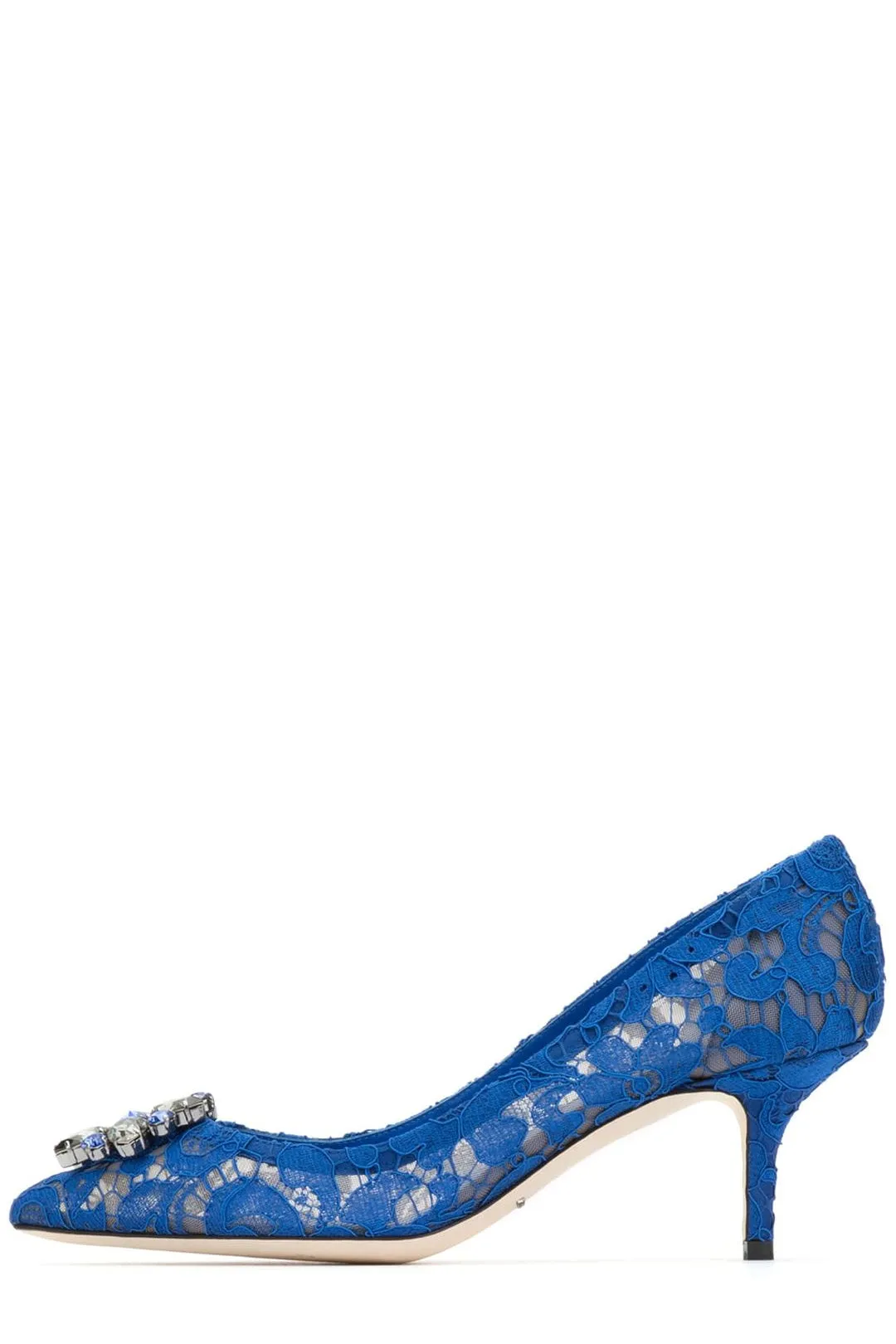 Dolce & Gabbana Taormina Lace Embellished Pumps