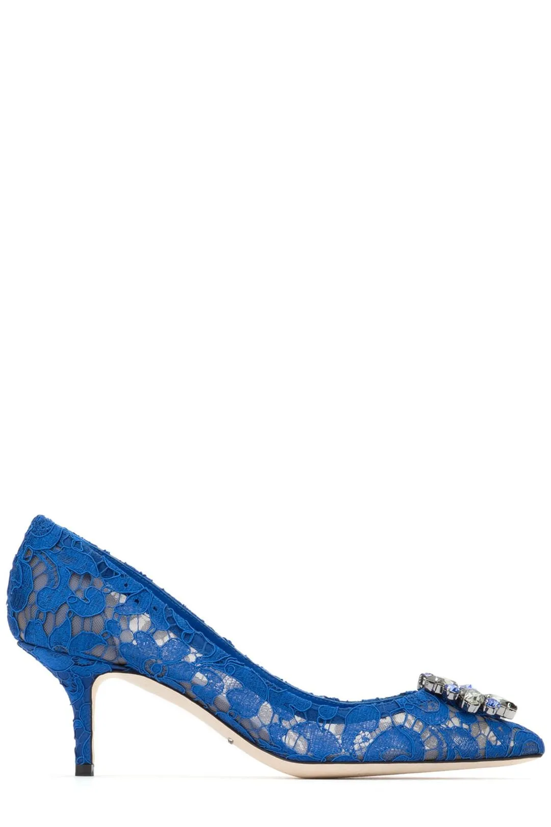 Dolce & Gabbana Taormina Lace Embellished Pumps