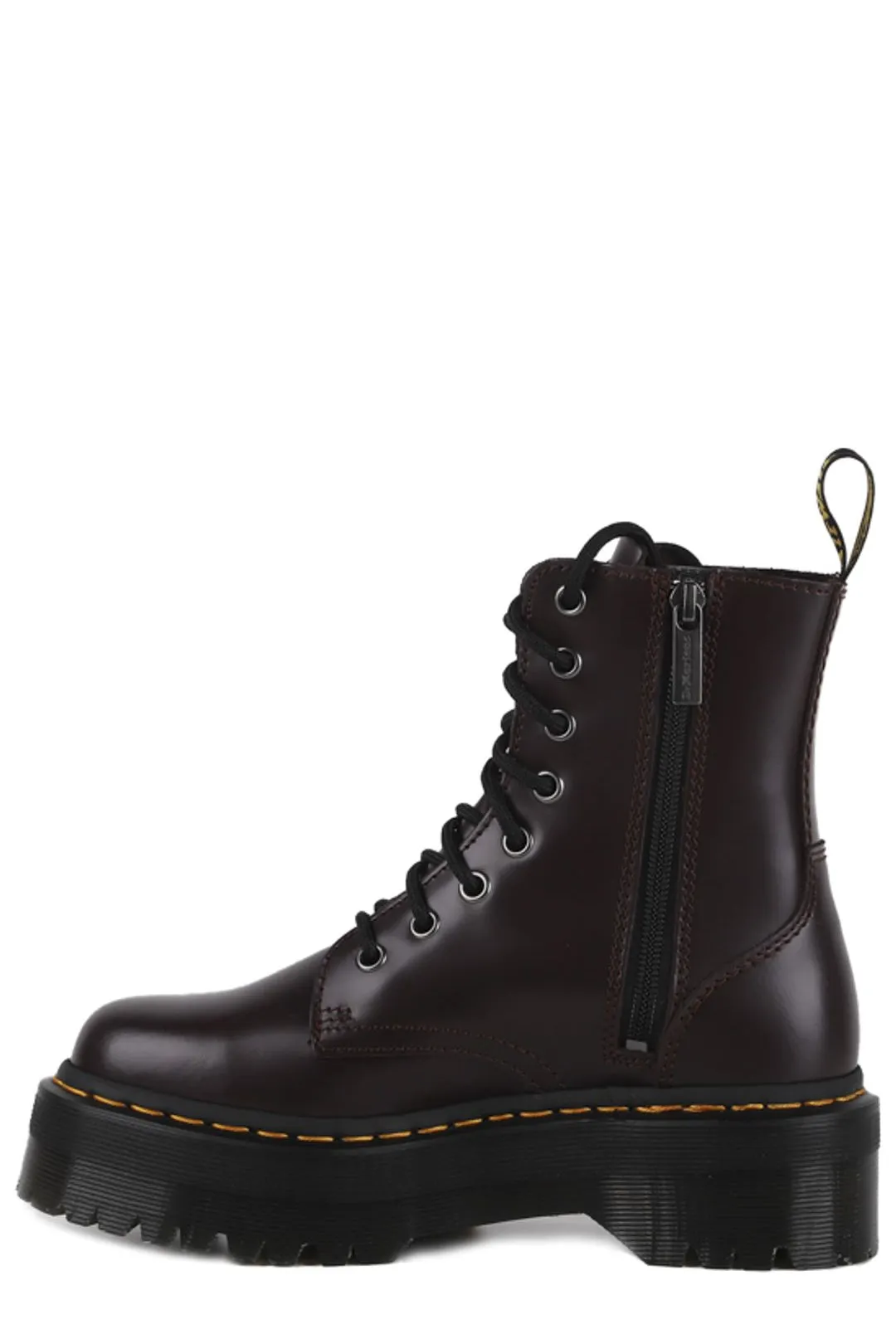 Dr. Martens Lace-Up Round Toe Chunky Boots