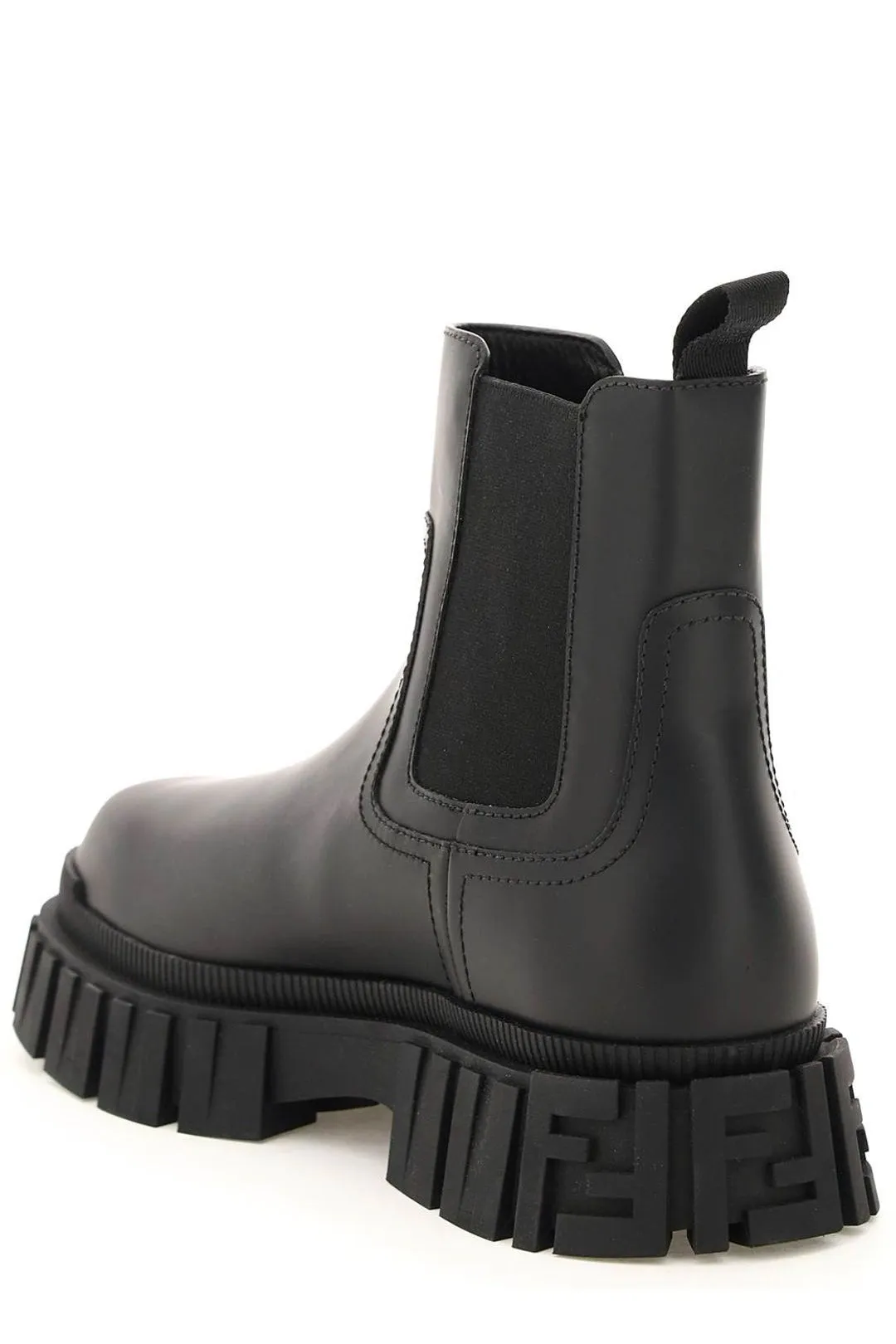 Fendi Force Ridged-Sole Chelsea Boots