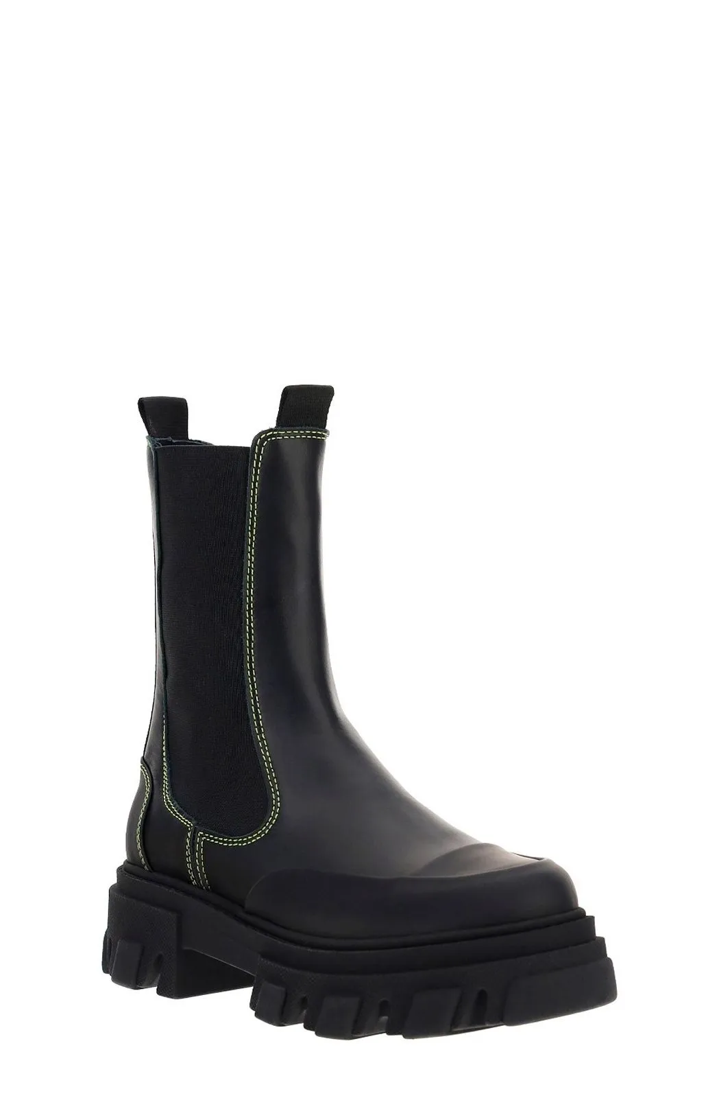 Ganni Contrast Stitch Chelsea Boots