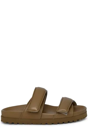 GIA BORGHINI Double Strap Slip-On Sandals