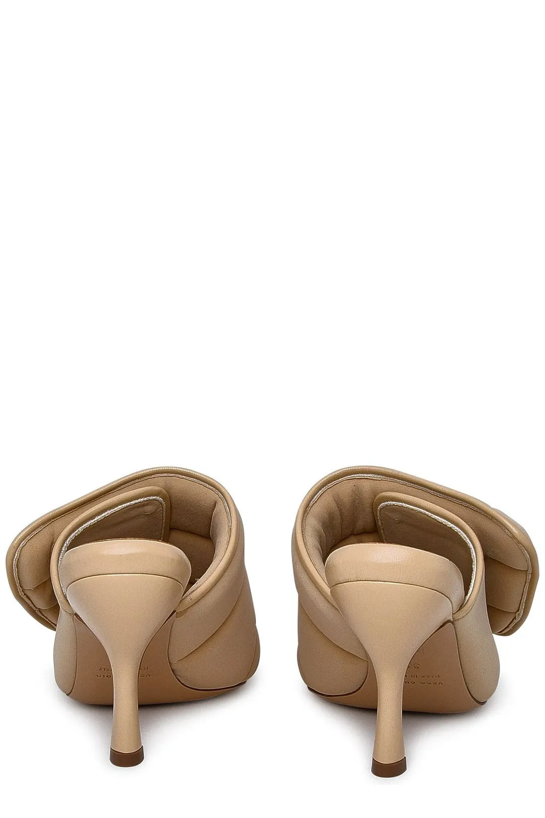 GIA BORGHINI Gia Logo Detailed Quilted Mules