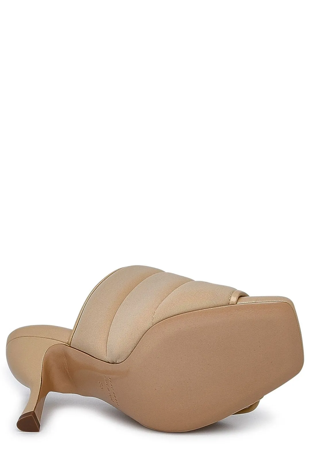 GIA BORGHINI Gia Logo Detailed Quilted Mules