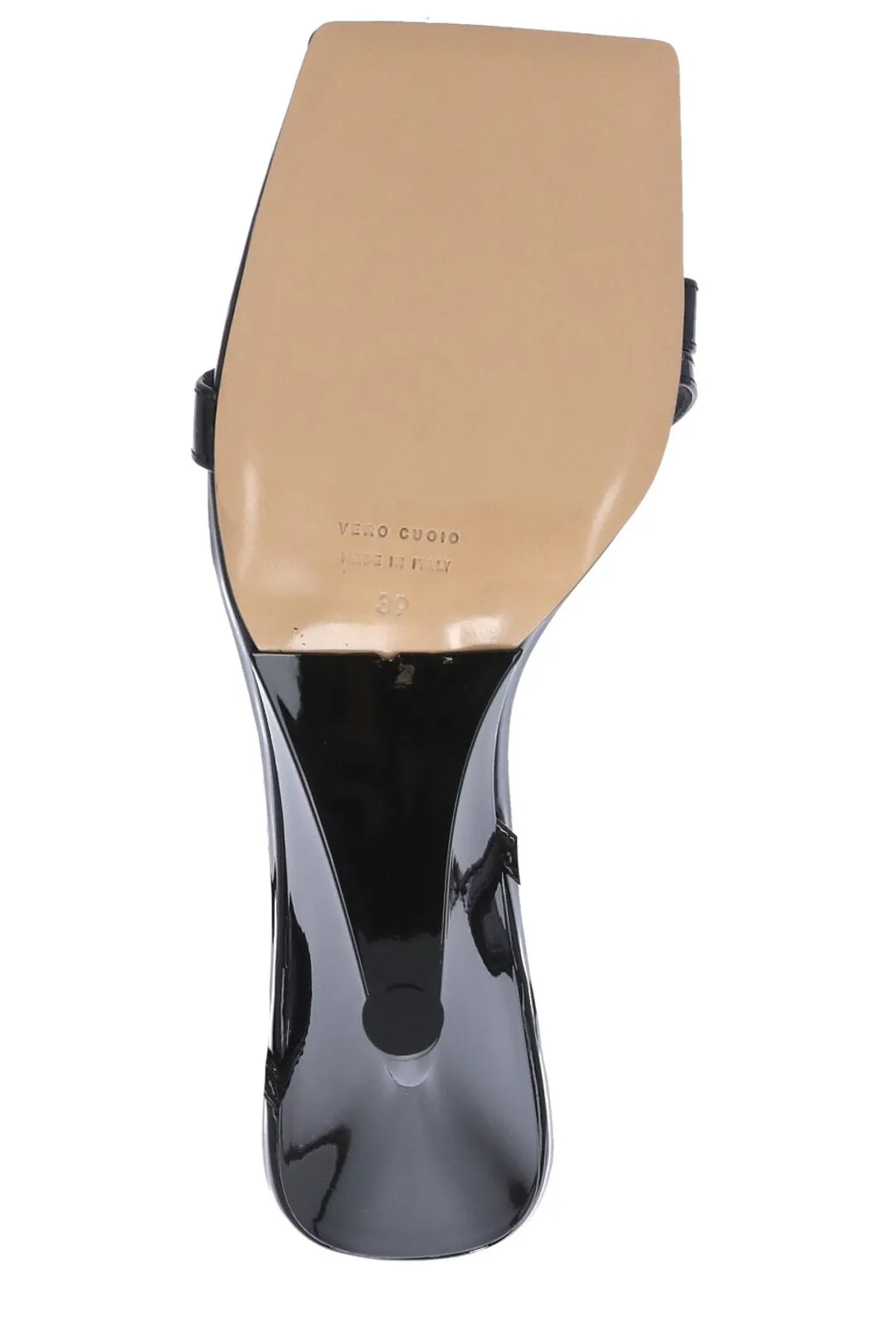 GIA BORGHINI Rosie Logo Detailed Slingback Sandals