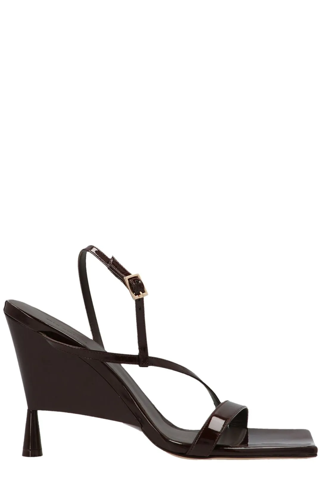 GIA BORGHINI Rosie Logo Detailed Slingback Sandals