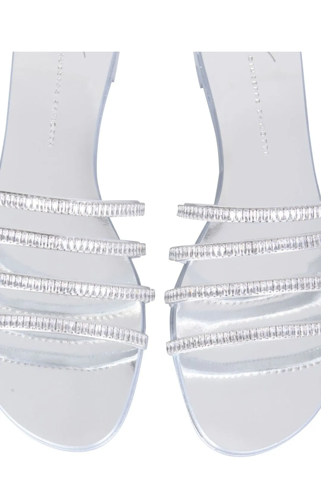 Giuseppe Zanotti Iride Embellished Slip-On Sandals
