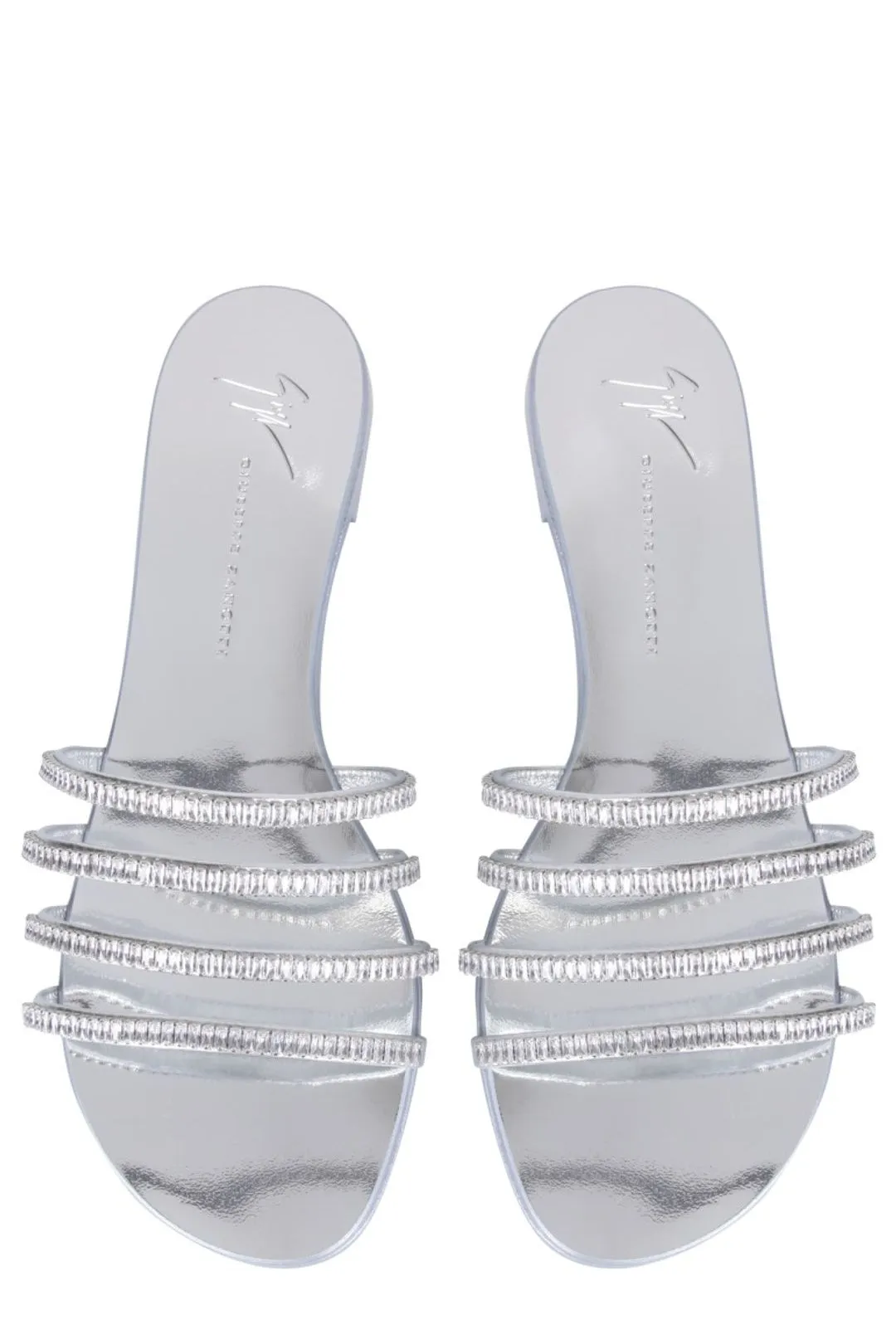 Giuseppe Zanotti Iride Embellished Slip-On Sandals