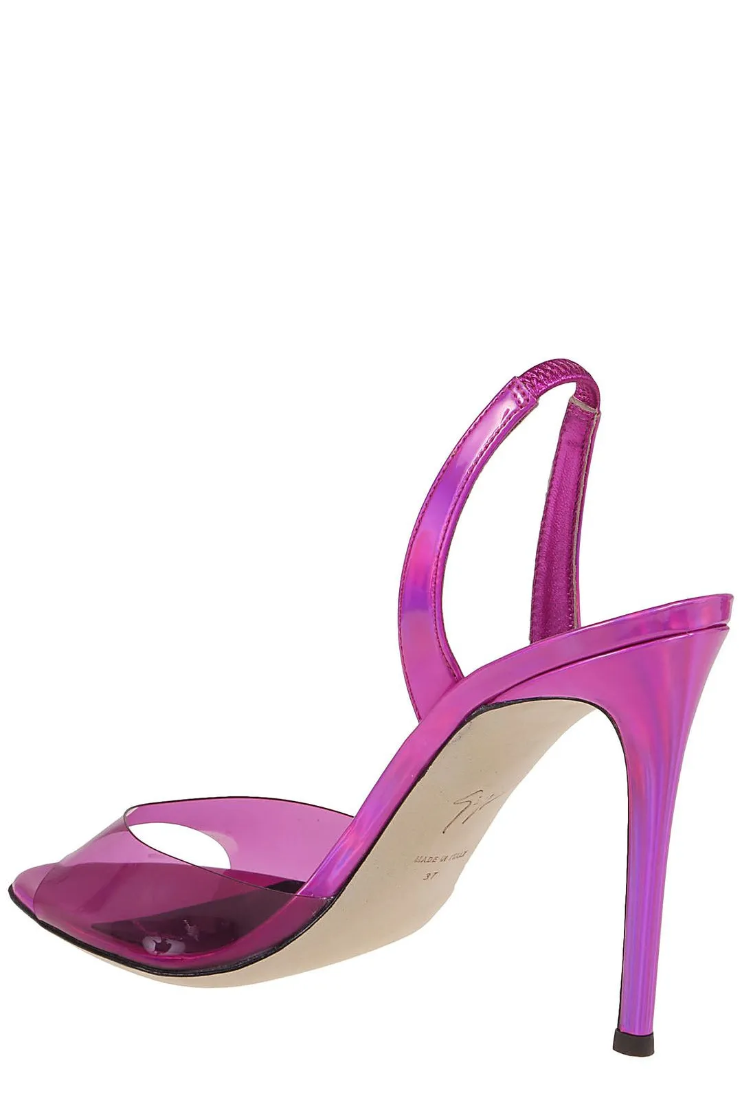 Giuseppe Zanotti Lilibeth Plexy Open Toe Sandals