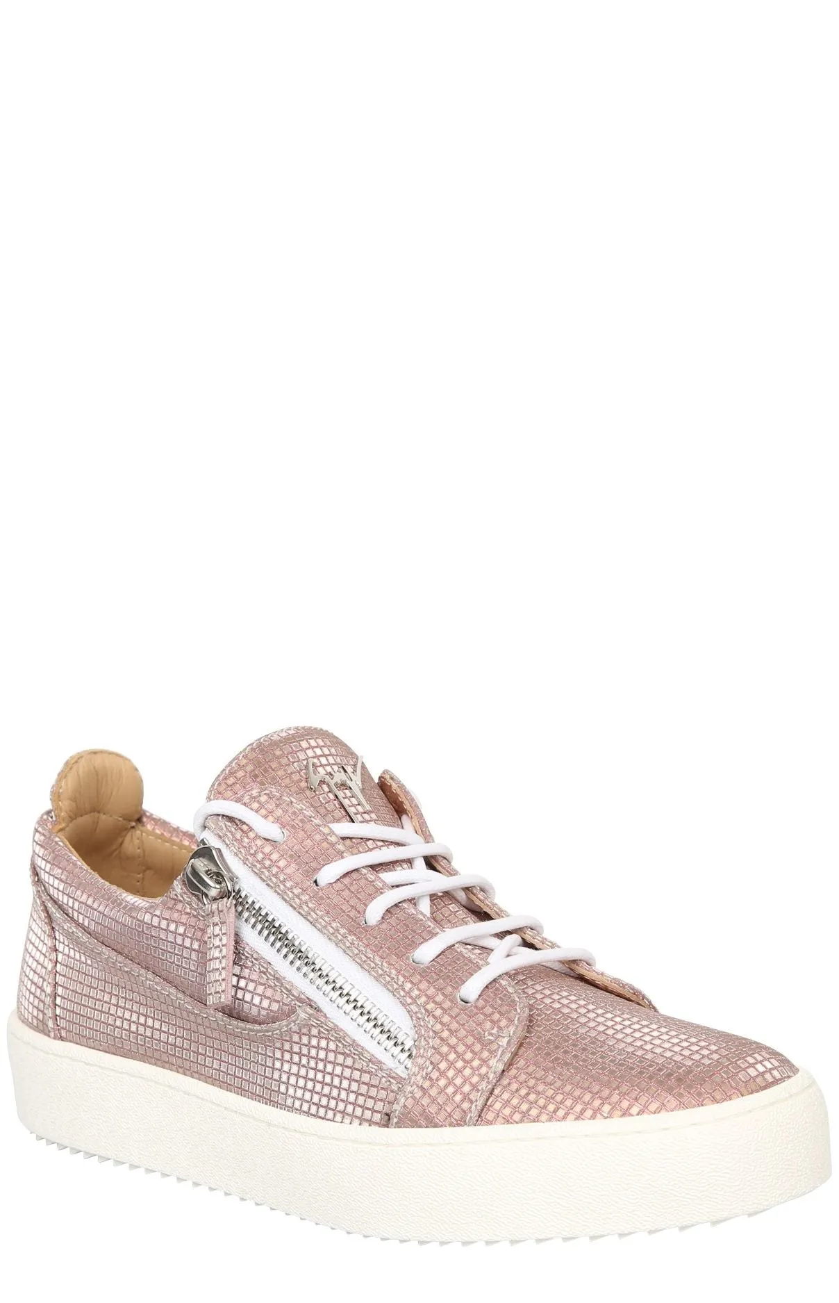 Giuseppe Zanotti Logo Plaque Lace-Up Sneakers