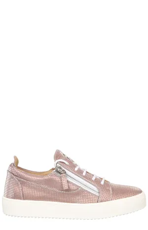 Giuseppe Zanotti Logo Plaque Lace-Up Sneakers