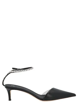 Giuseppe Zanotti Nantes Embellished Ankle Strap Pumps