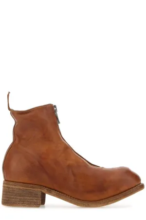 Guidi PL1 Zipped Round Toe Boots