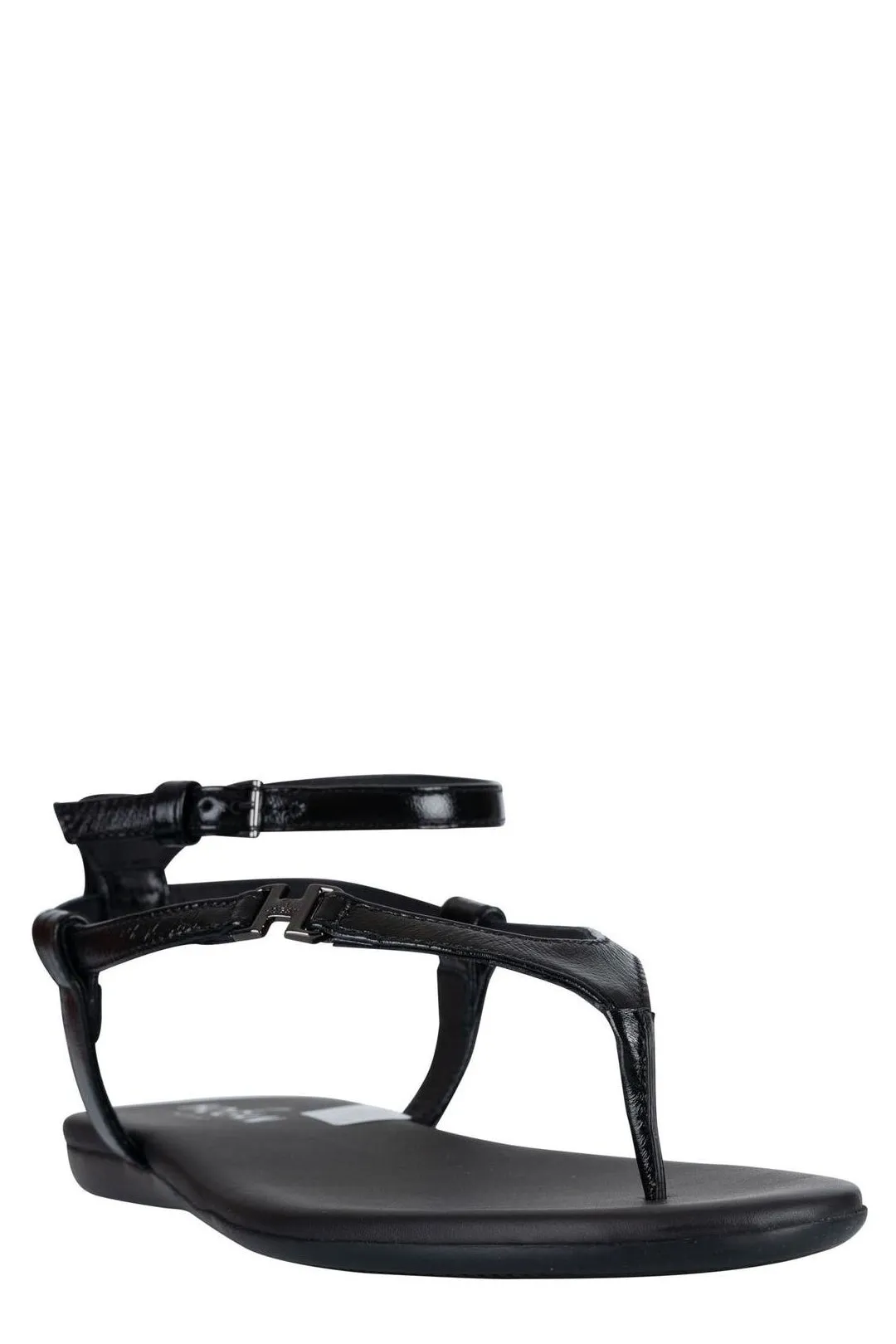 Hogan Ankle Strap Thong Sandals