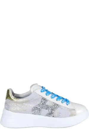 Hogan H Embellished Lace-Up Sneakers