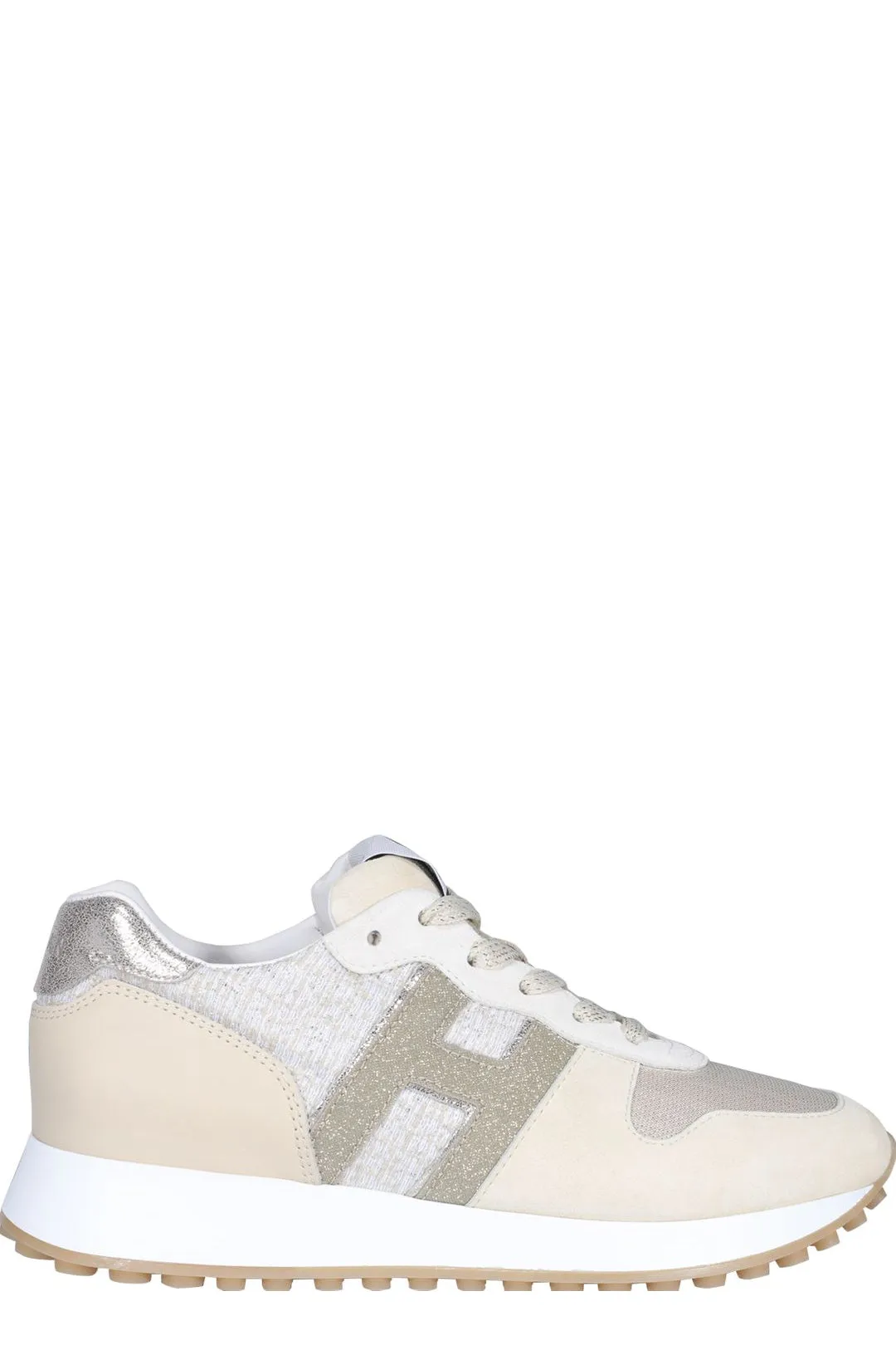 Hogan H Logo Detailed Lace-Up Sneakers