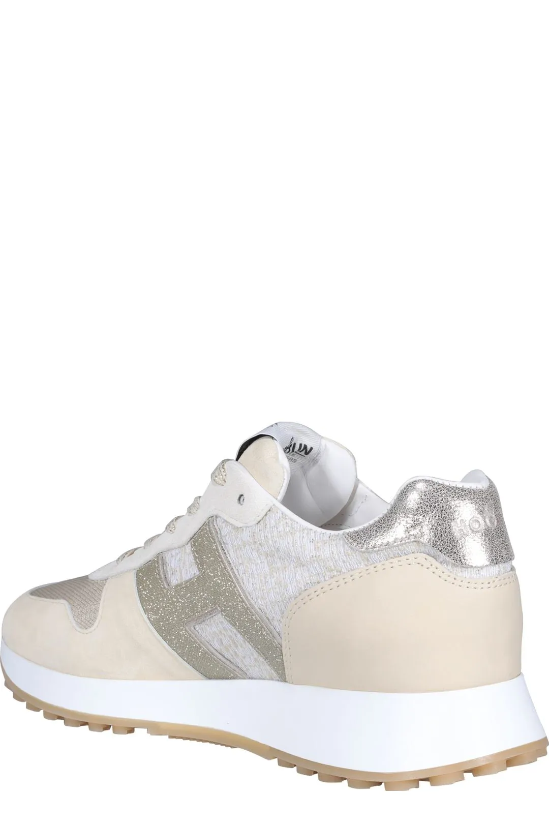 Hogan H Logo Detailed Lace-Up Sneakers